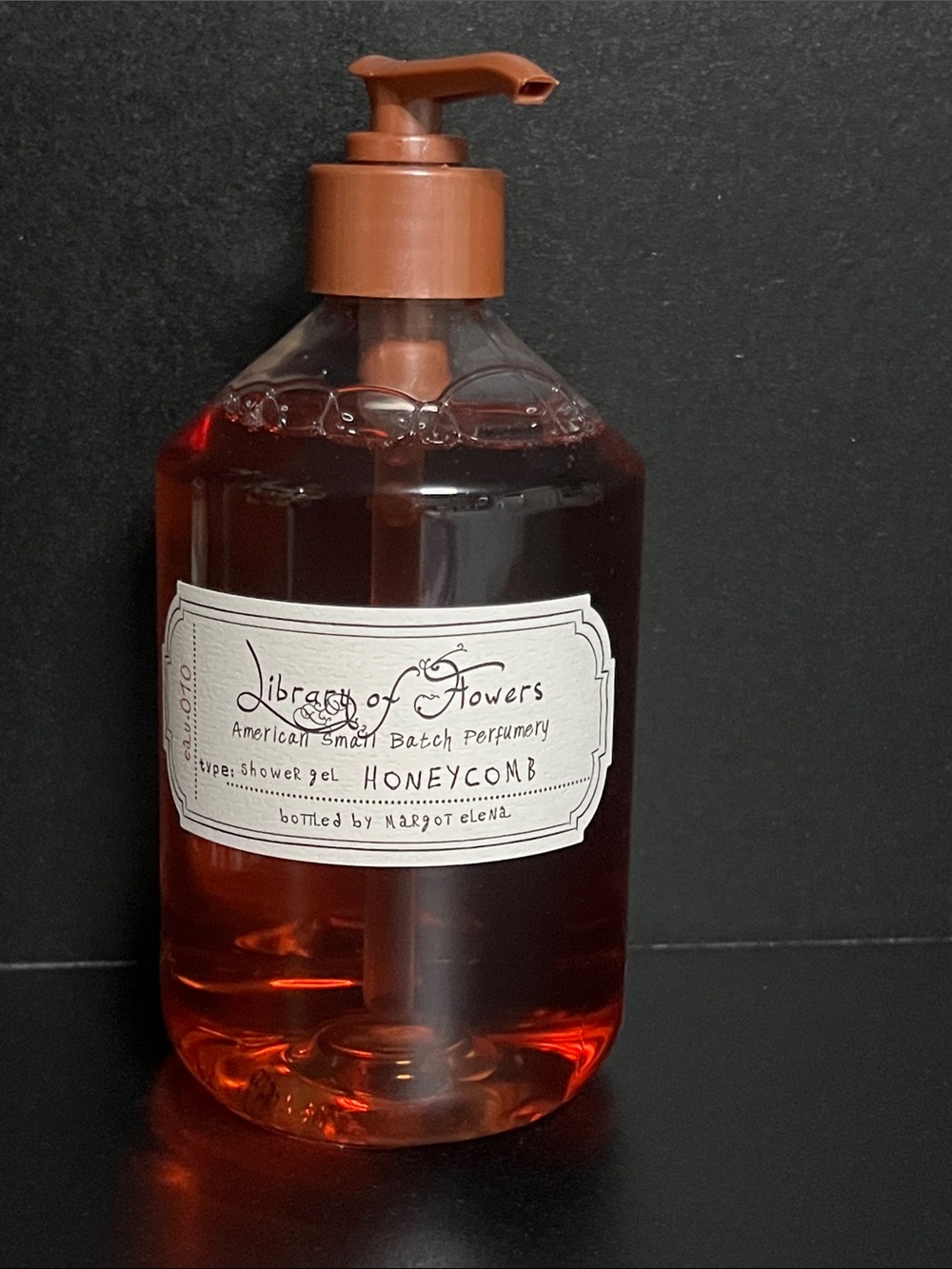 Library of Flowers HONEYCOMB SHOWER GEL - new